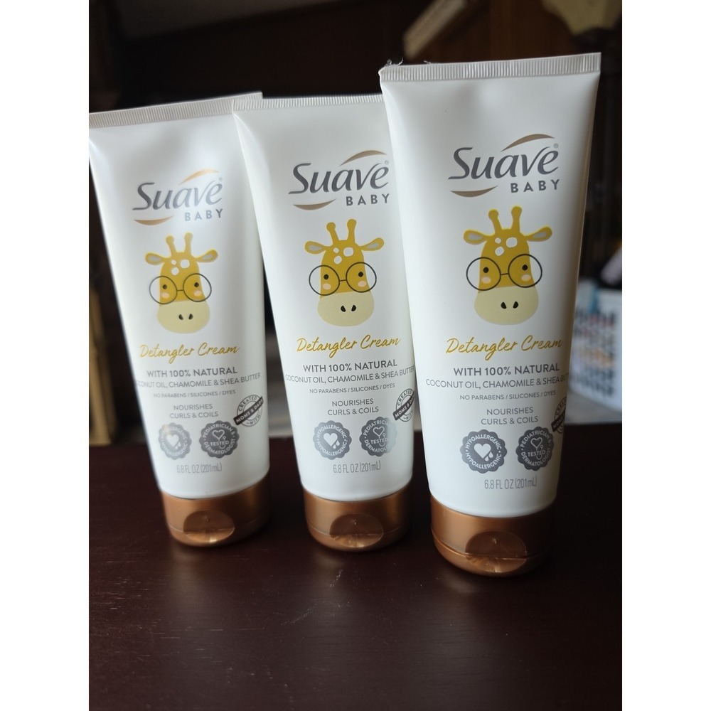 Suave Baby Detanglerβ Cream for Curls & Coils 6.8 fl oz (3 Pack)